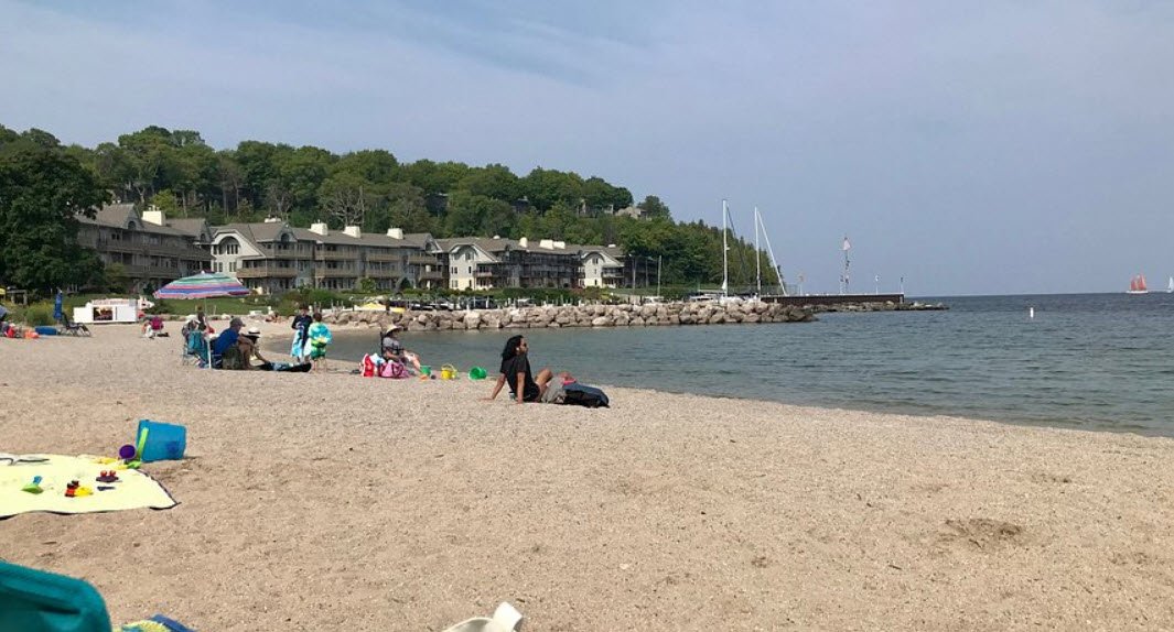 Sister Bay Beach, Wisconsin, USA